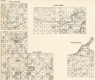 Bayfield County - Lincoln, Pilsen, Pratt, Clover, Wisconsin State Atlas 1930c